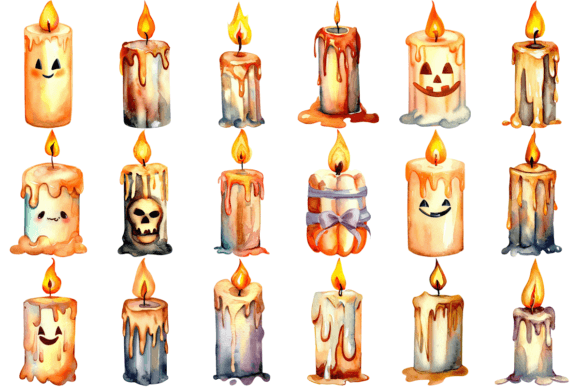 18 Candle Halloween Vibes Clipart Bundle Review
