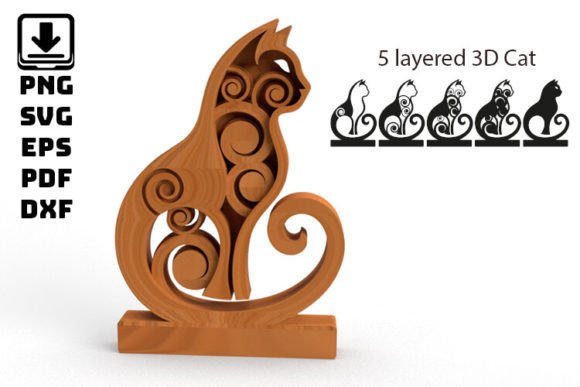 3D Cat Decoration Review for Embroidery Projects