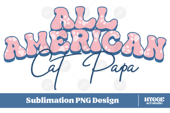 All American 4th of July Cat Design