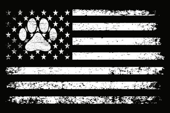 American Flag with Paw Design Review