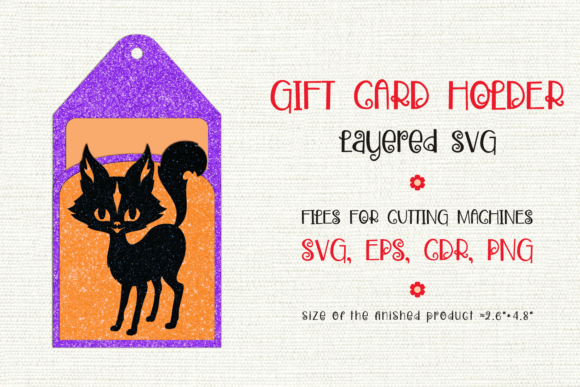 Black Cat Halloween Gift Card Holder Review