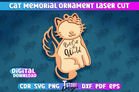 Cat Memorial Ornament Laser Cut Design Review