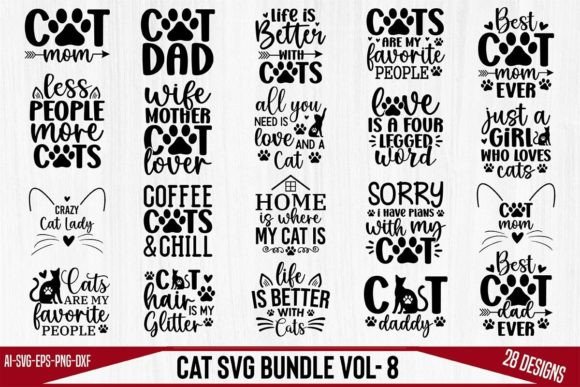 Cat SVG Bundle Vol-8 Review for Embroidery Projects