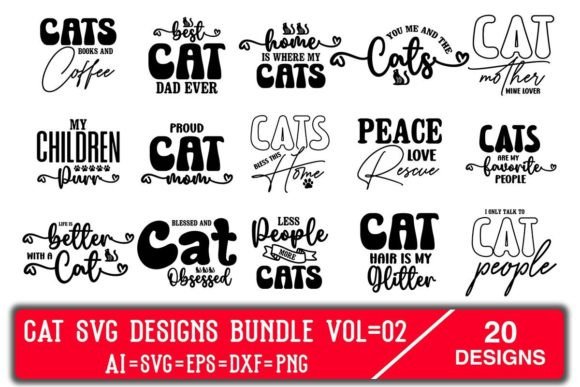 Cat SVG Designs Bundle Vol 02 Review