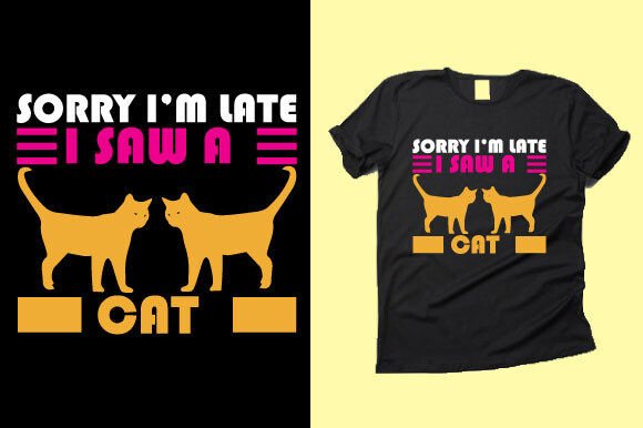 Cat T-shirt Design 46 Review