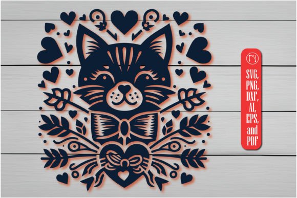 Cricut Laser Cut Valentine Cat SVG Review