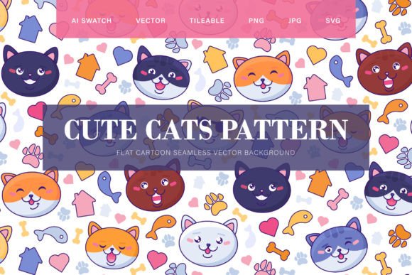 Cute Cats Seamless Pattern Review