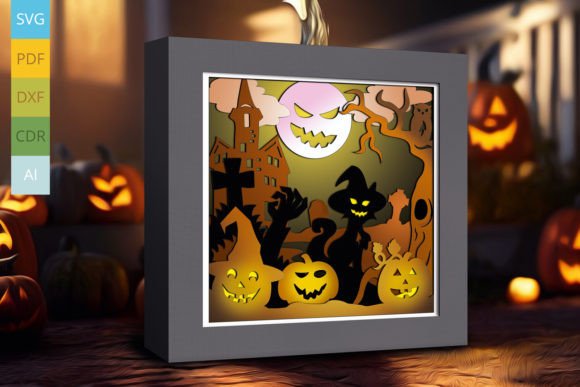 Halloween Shadow Box Pumpkin SVG Cricut Review