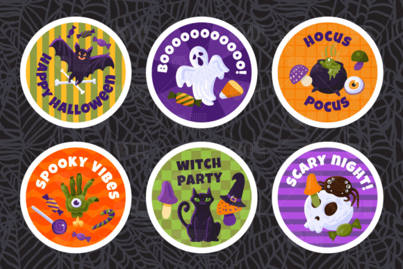 Halloween Stickers Set Review for Embroidery Projects