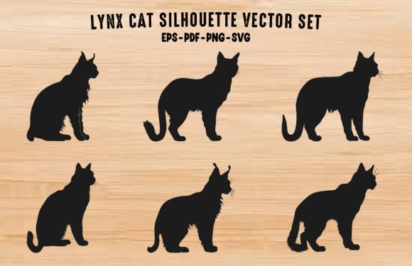 Lynx Cats Vector Silhouettes Review