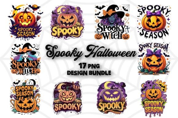 Spooky Halloween Clipart PNG Bundle Review