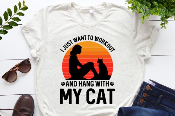 Workout with My Cat T-Shirt Design Review